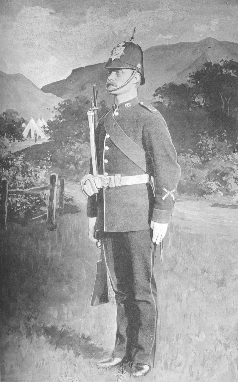 Värikersantti, The Connaught Rangers, c1880 tekijältä Gregory and Co