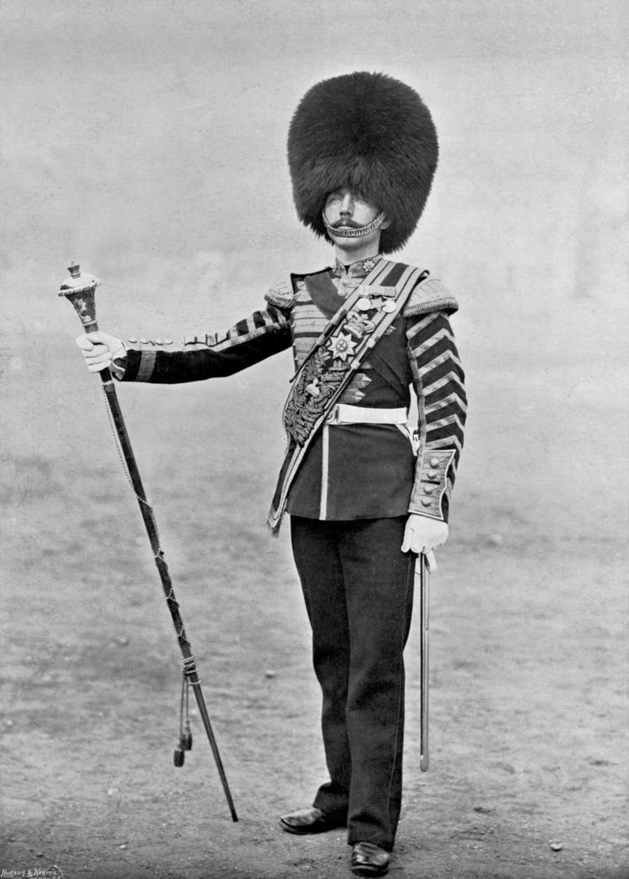 Drum-majuri Patrick, 2. Coldstream Guards, 1895 tekijältä Gregory and Co