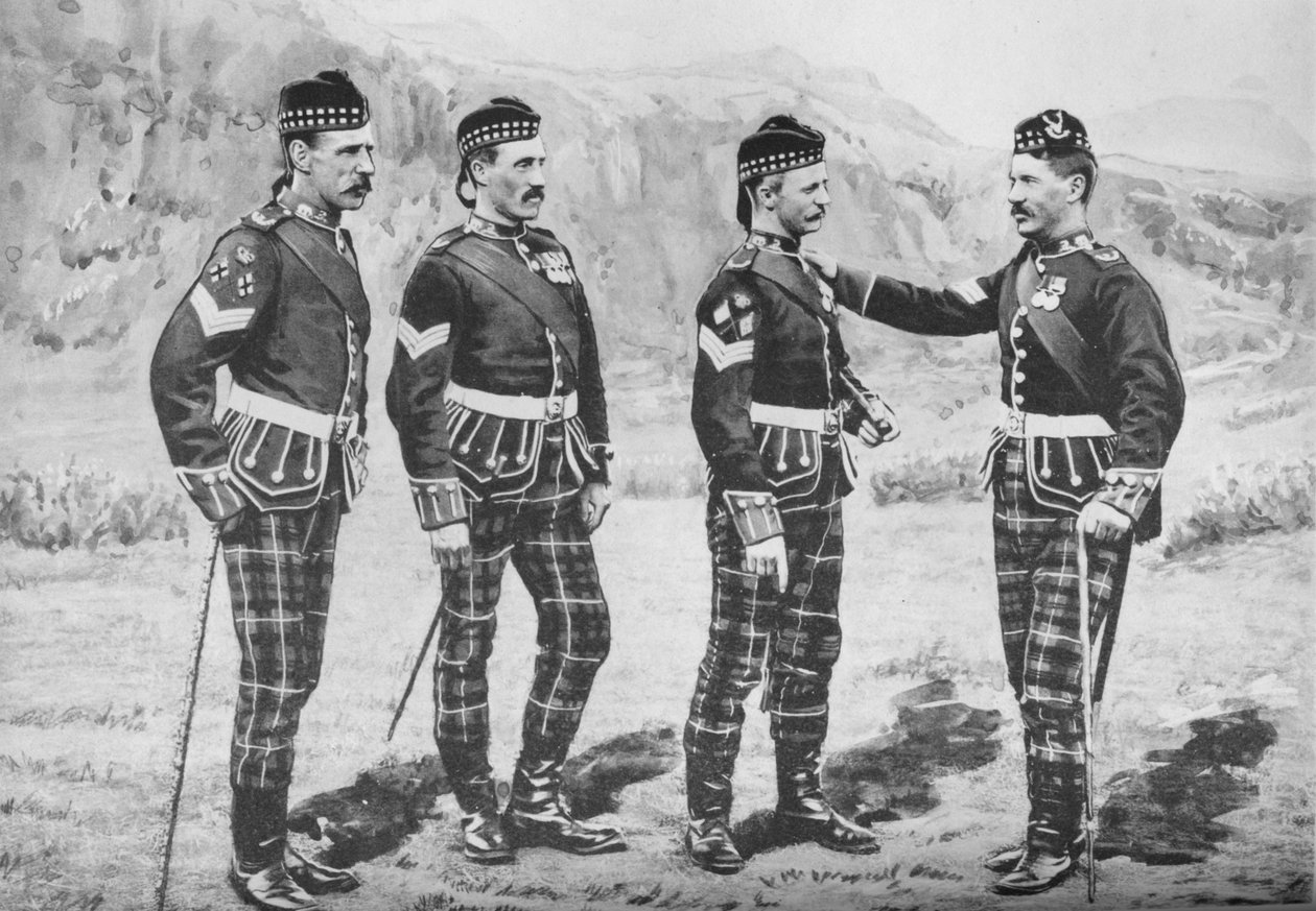 Sergeants, Seaforth Highlanders, 1880 tekijältä Gregory and Co