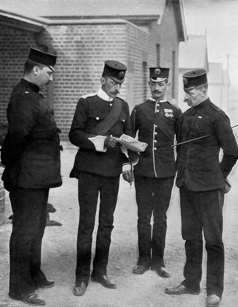Die Hardsin pataljoonan esikunta, 1896 tekijältä Gregory and Co