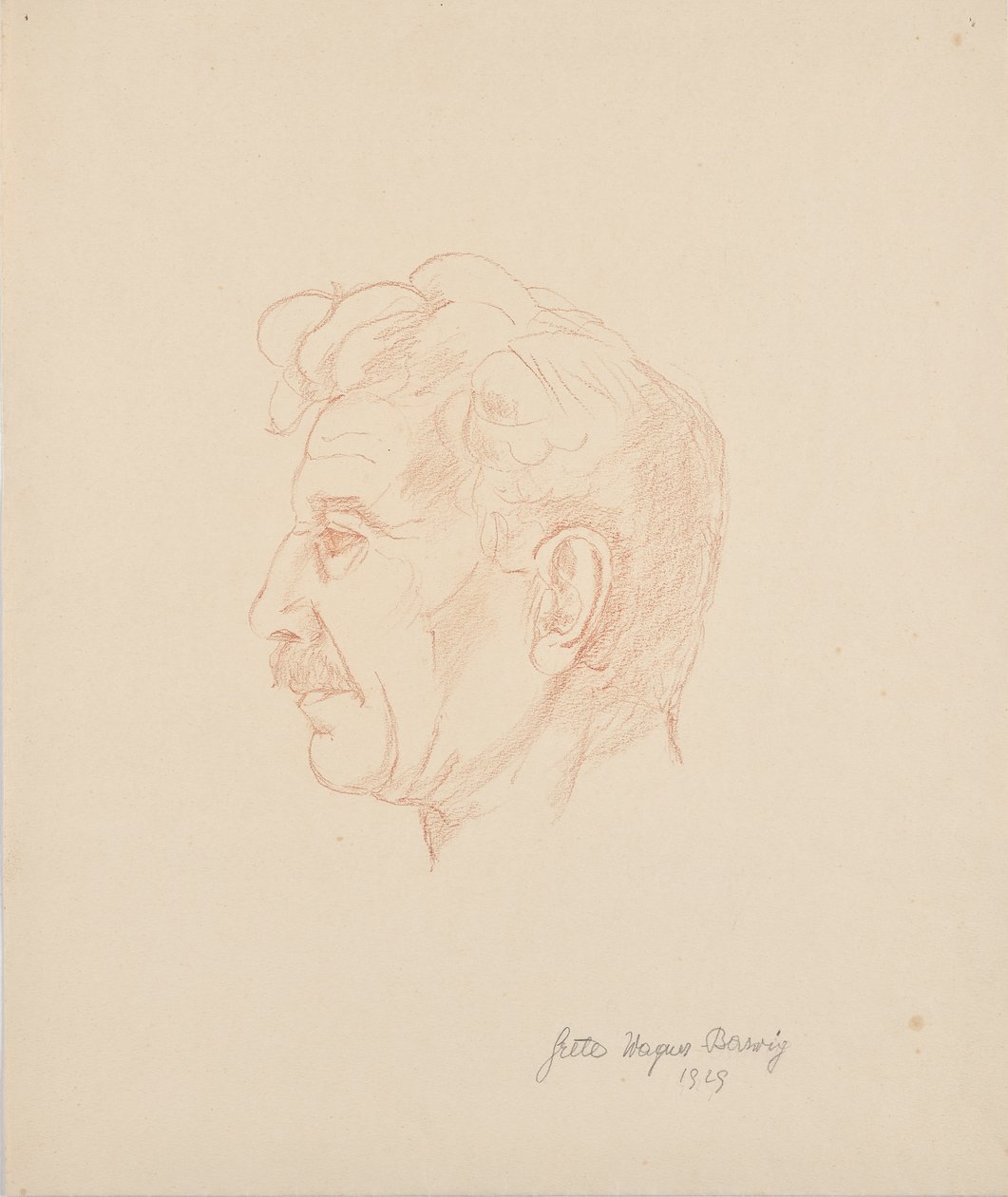 Franz Barwig vanhemman muotokuva tekijältä Grete Wagner Barwig