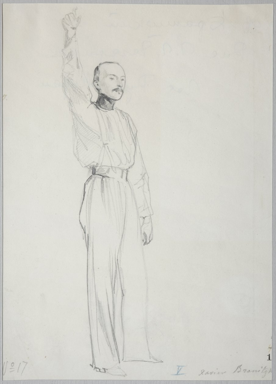 Kreivi Ksawery Korczak-Branickin muotokuva 1814-1879, noin 1840 tekijältä Grigori Grigorevich Gagarin