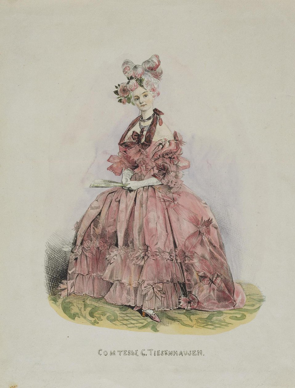 Kreivitär Dolly de Ficquelmontin muotokuva 1804-1863, 1831-1840 tekijältä Grigori Grigorevich Gagarin