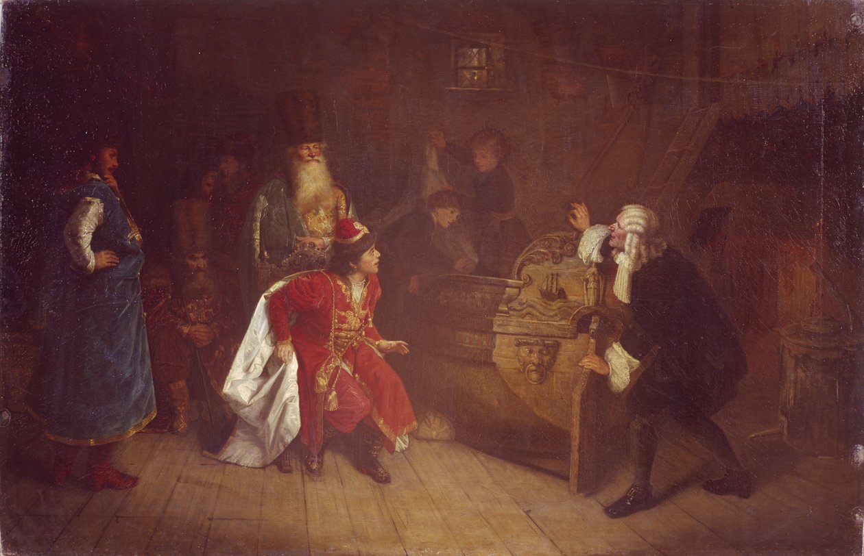 Venäjän laivaston isoisä, 1871 tekijältä Grigori Grigorievich Mjasoedov