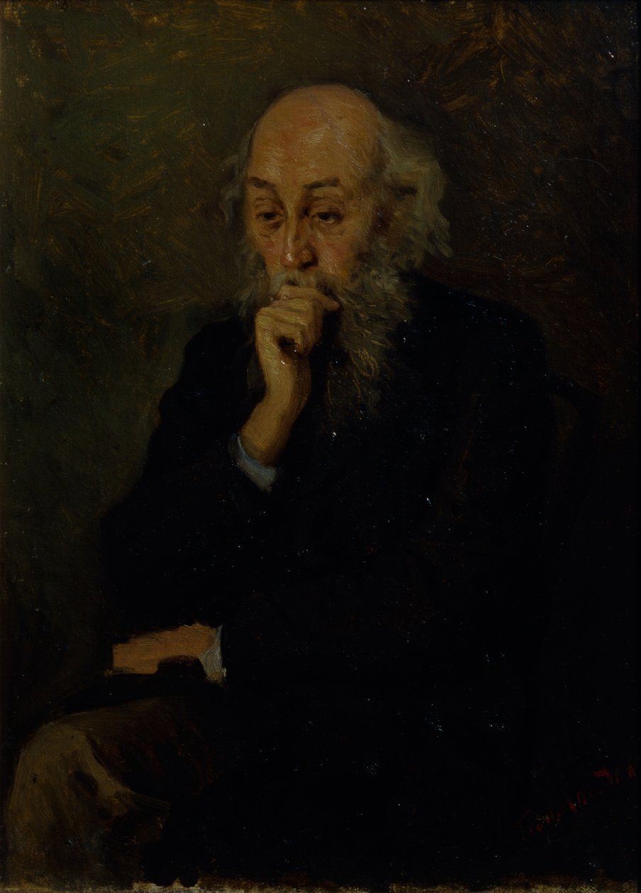 Taiteilija Nikolai Ge:n muotokuva 1831-1894 tekijältä Grigori Grigoryevich Myasoedov