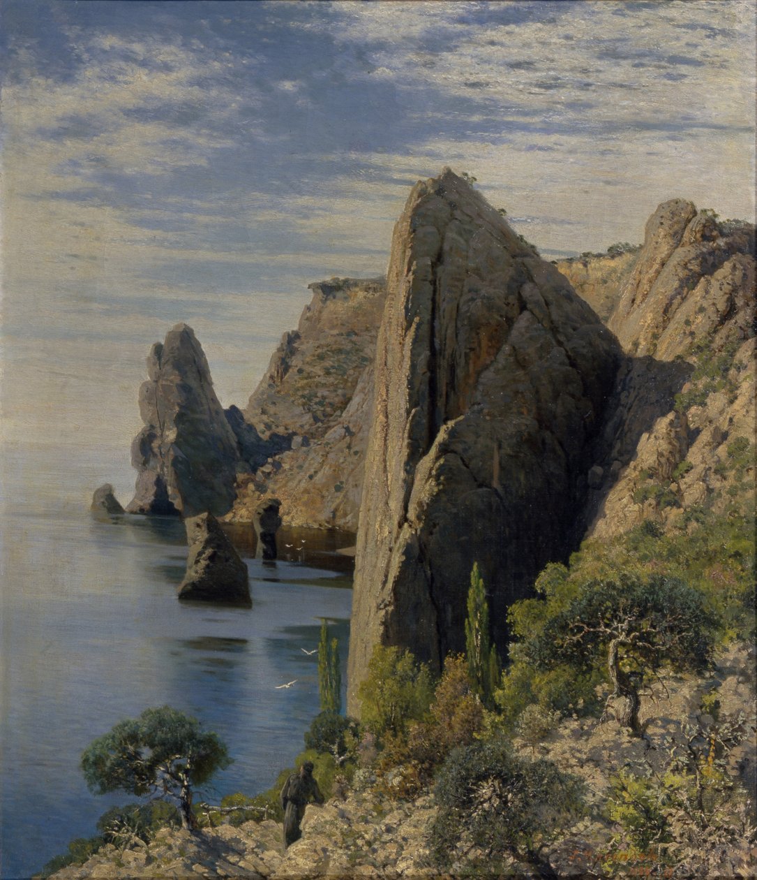 Rocks, 1884 tekijältä Grigori Grigoryevich Myasoedov