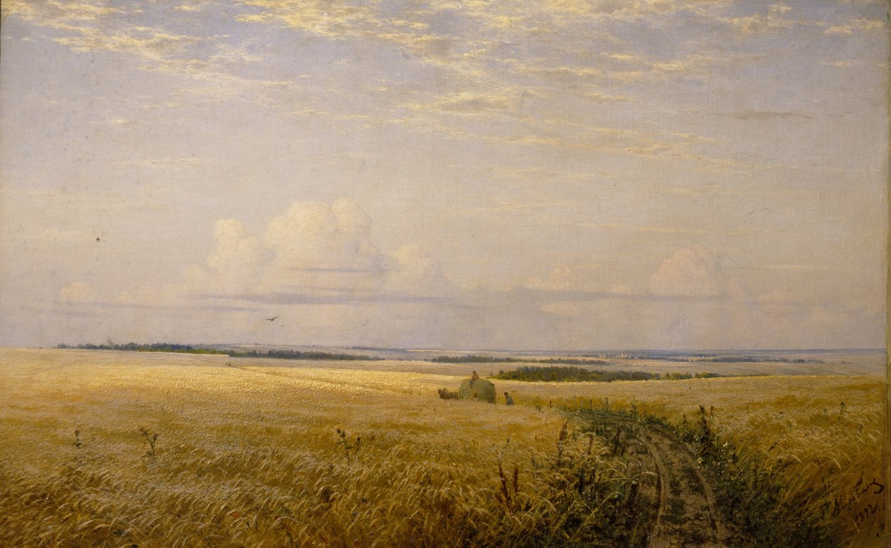 Pehmeät kentät, 1892 tekijältä Grigori Grigoryevich Myasoedov