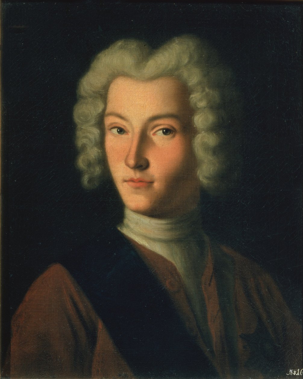 Tsaari Pietari II:n (1715-30) muotokuva tekijältä Grigory Dmitriev Molchanov