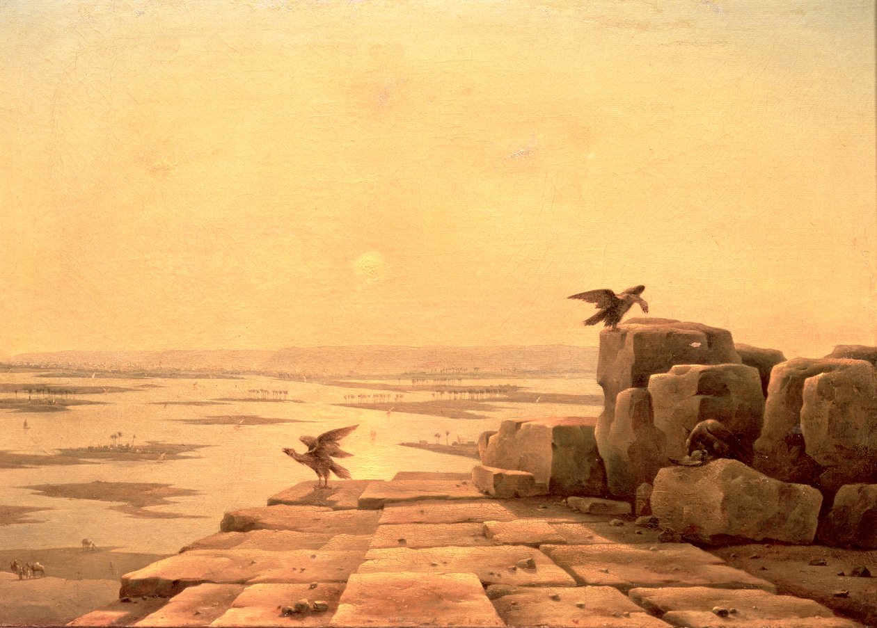 Niilin ylivuoto, 1842 tekijältä Grigory Tchernezov
