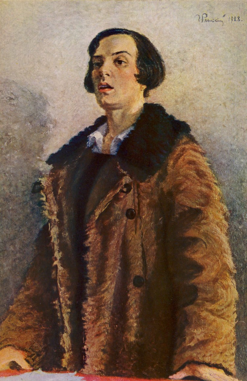 Puheenjohtaja (värilitografia) tekijältä Grigory Grigorievich Ryazhsky