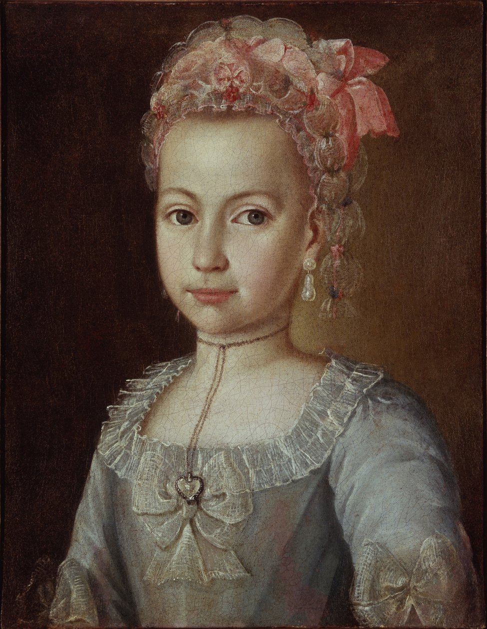 Anna Lermontovan muotokuva, 1776 tekijältä Grigory Ostrovsky