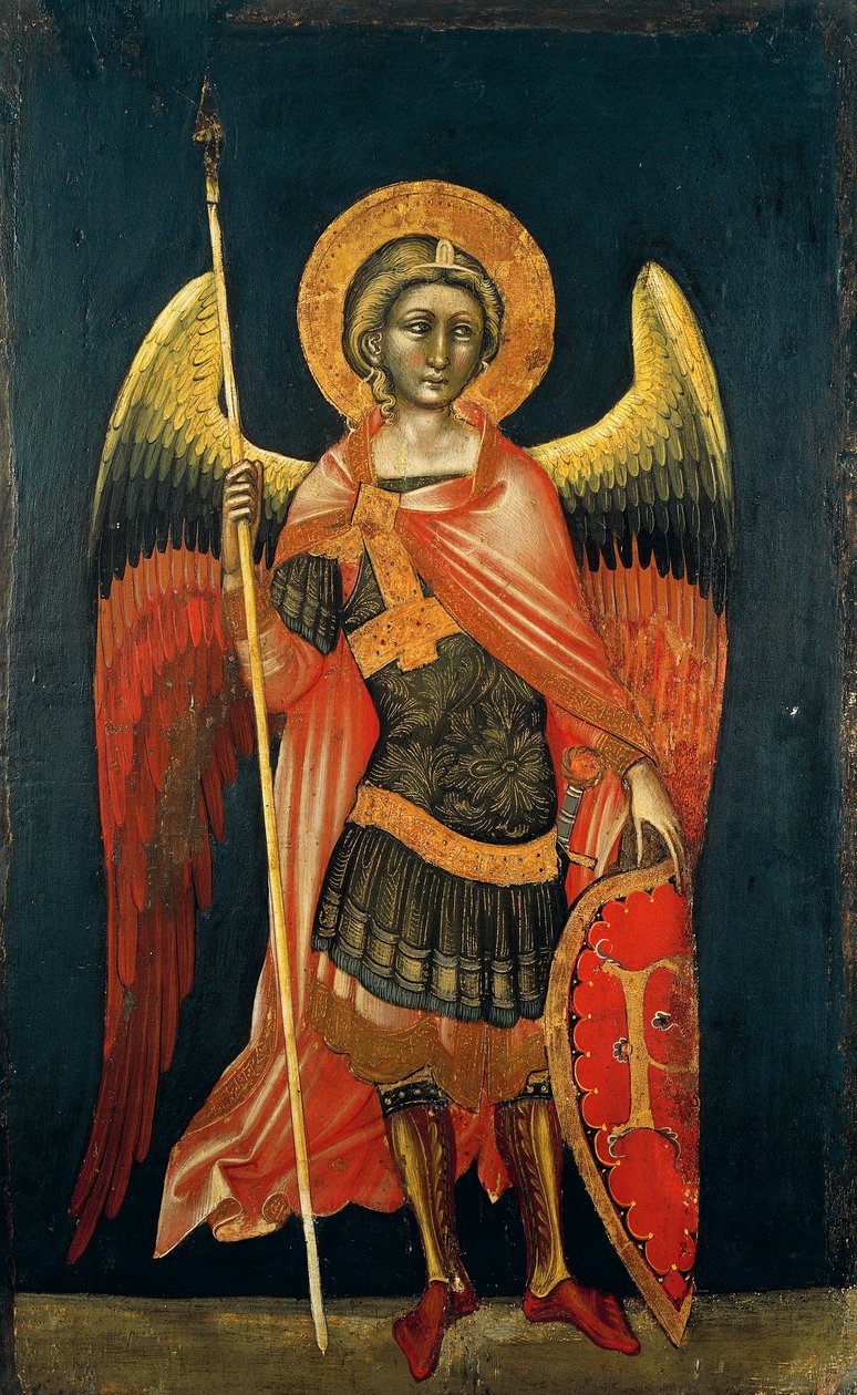 Àngel de Guariento (actiu 1338-1367 o 1370), tremp sobre taula, cap al 1354 finès tekijältä Guariento di Arpo