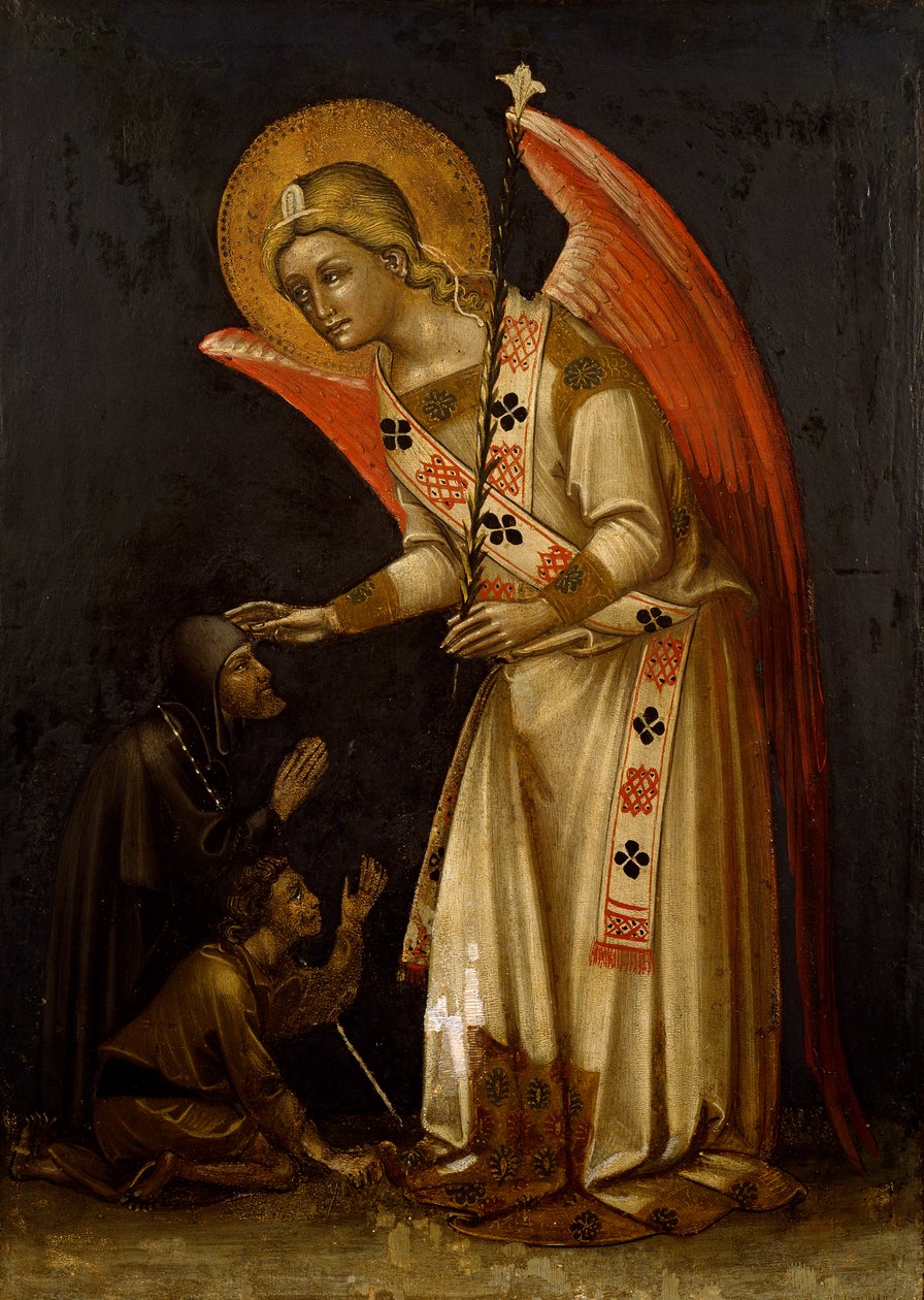 Angel, noin 1354, kirjoittanut Guariento (aktiivinen 1338-kuoli vuonna 1367 tai 1370), fresko tekijältä Guariento di Arpo