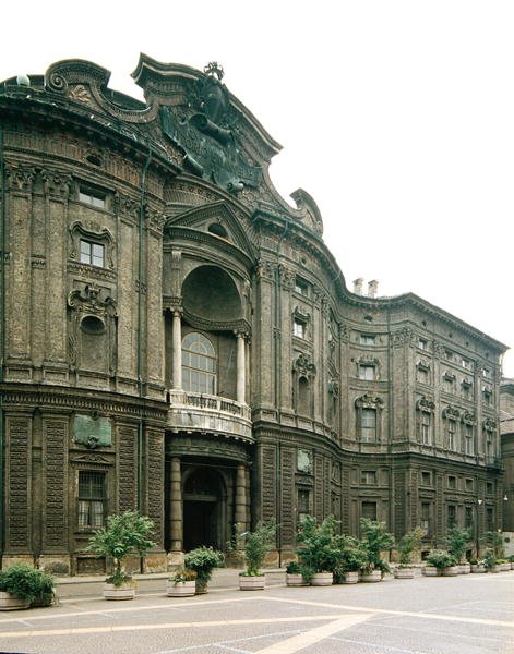 Palazzo Carignanon julkisivu (kuva) tekijältä Guarino Guarini