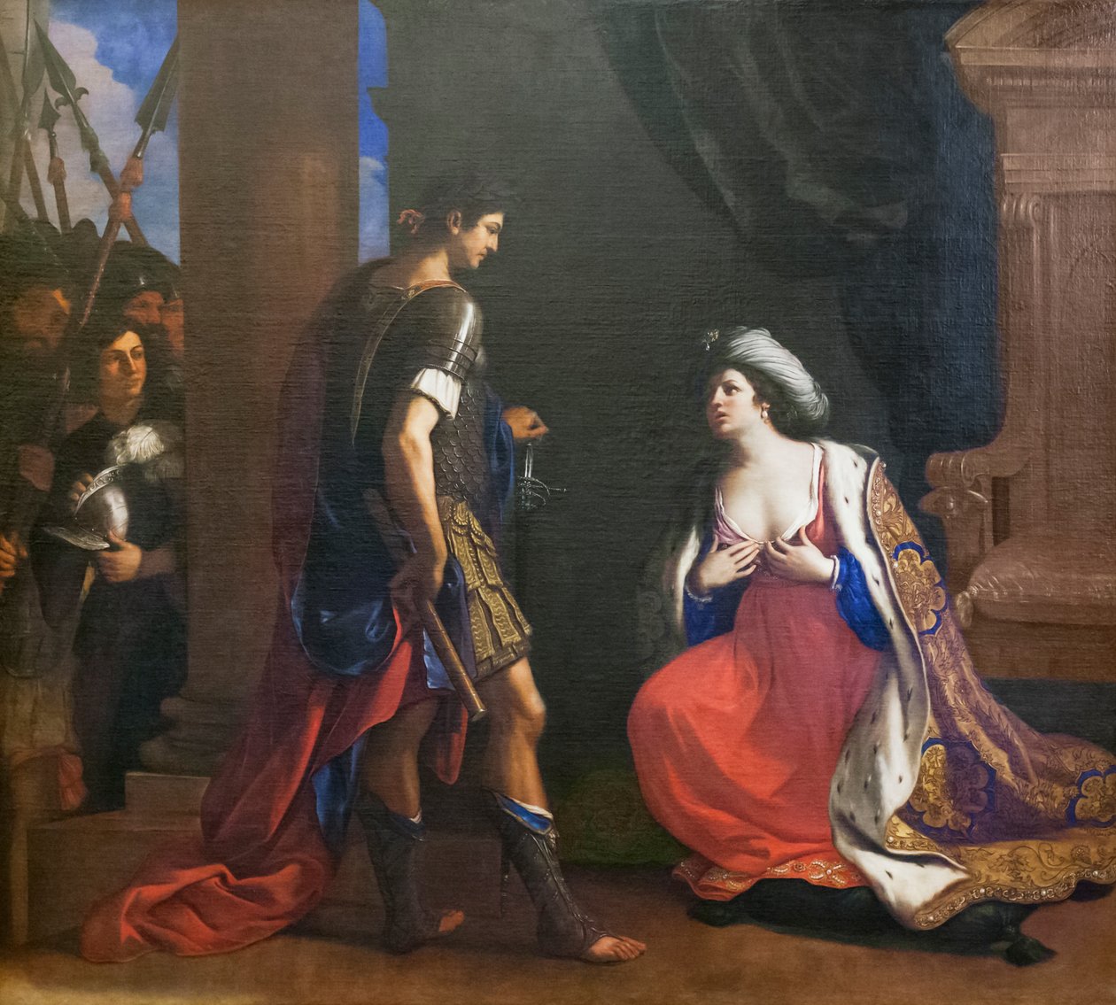 Kleopatra ennen Octavianusta tekijältä Guercino (1591 1666)