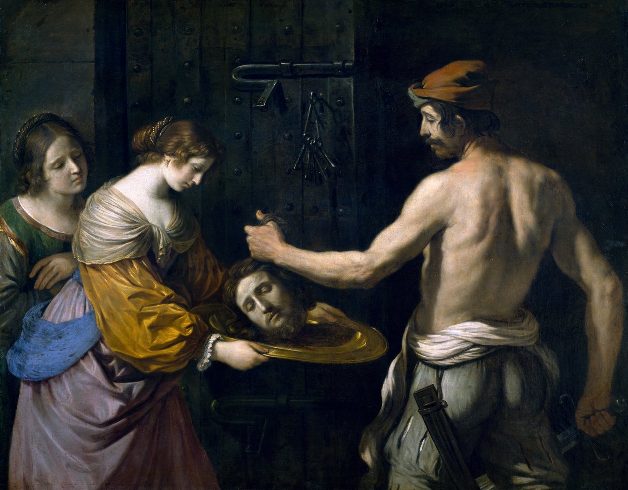 Salome vastaanottaa Pyhän Johannes Kastajan pään tekijältä Guercino (1591 1666)