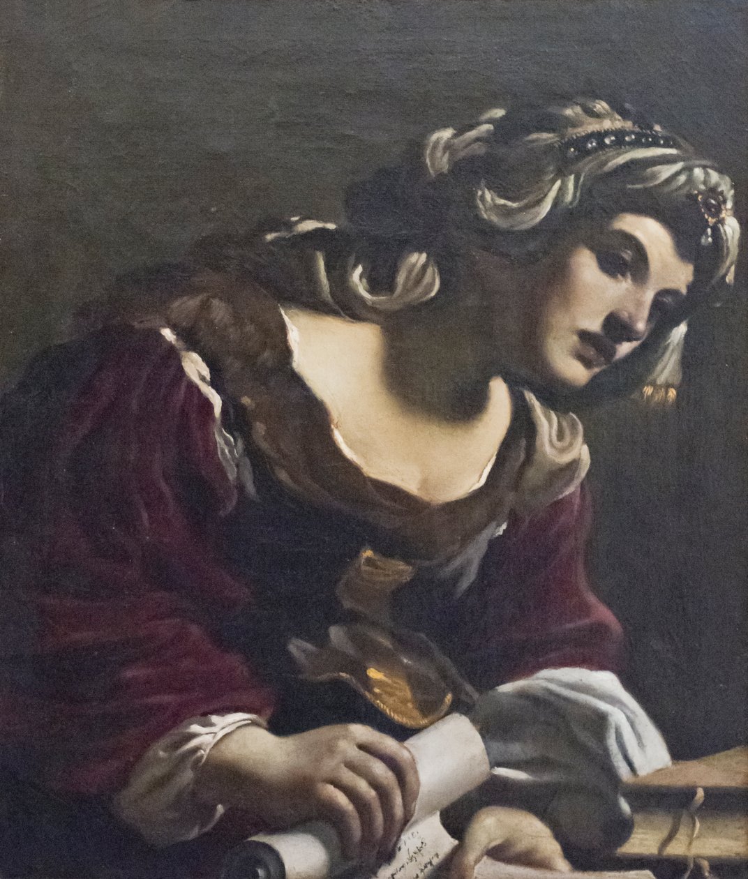 Sibyl tekijältä Guercino (1591 1666)