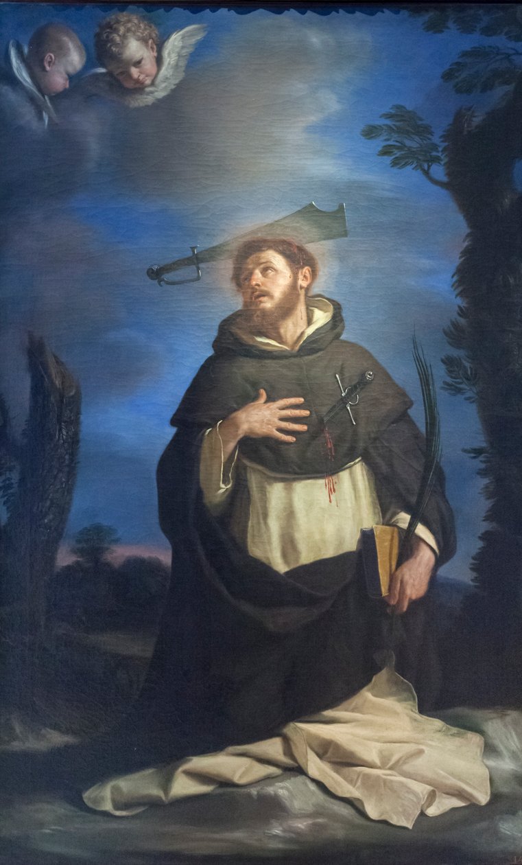 Veronan pyhä Pietari tekijältä Guercino (1591 1666)