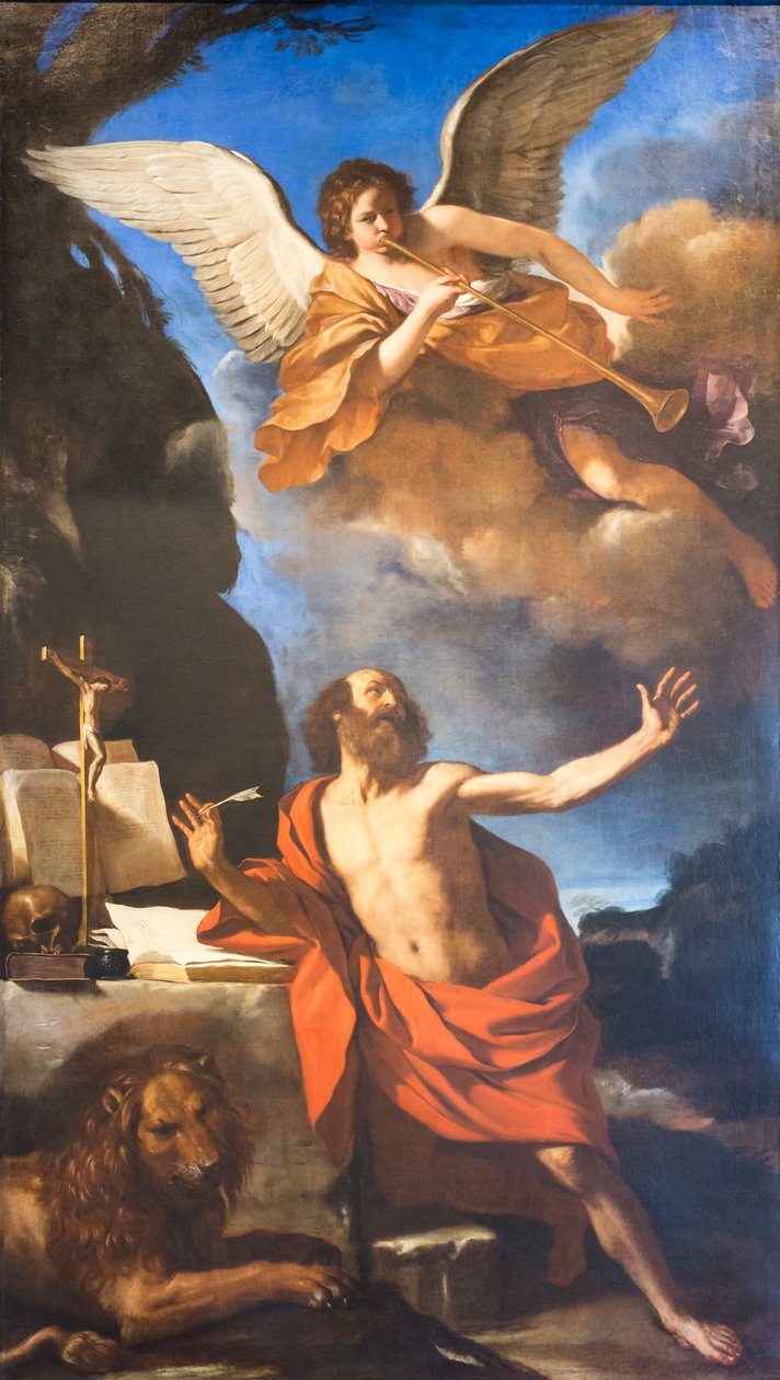 Visão de São Jerônimo finlandês tekijältä Guercino (1591 1666)