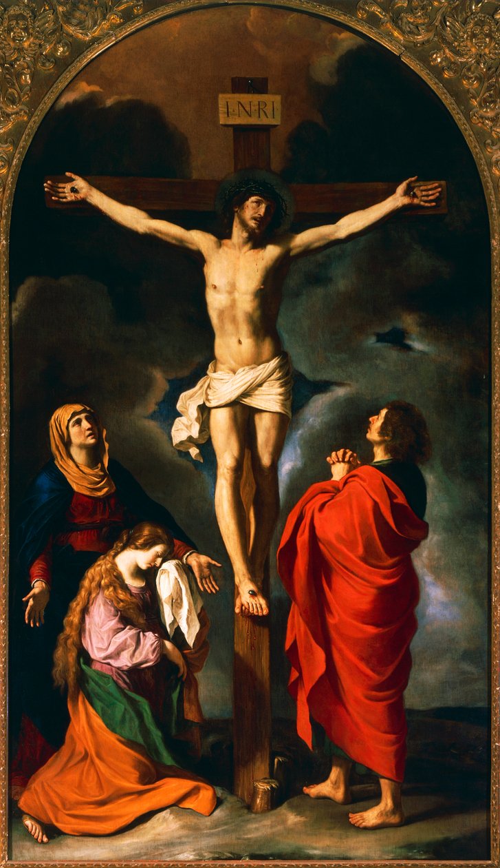 Ristiinnaulitseminen tekijältä Guercino