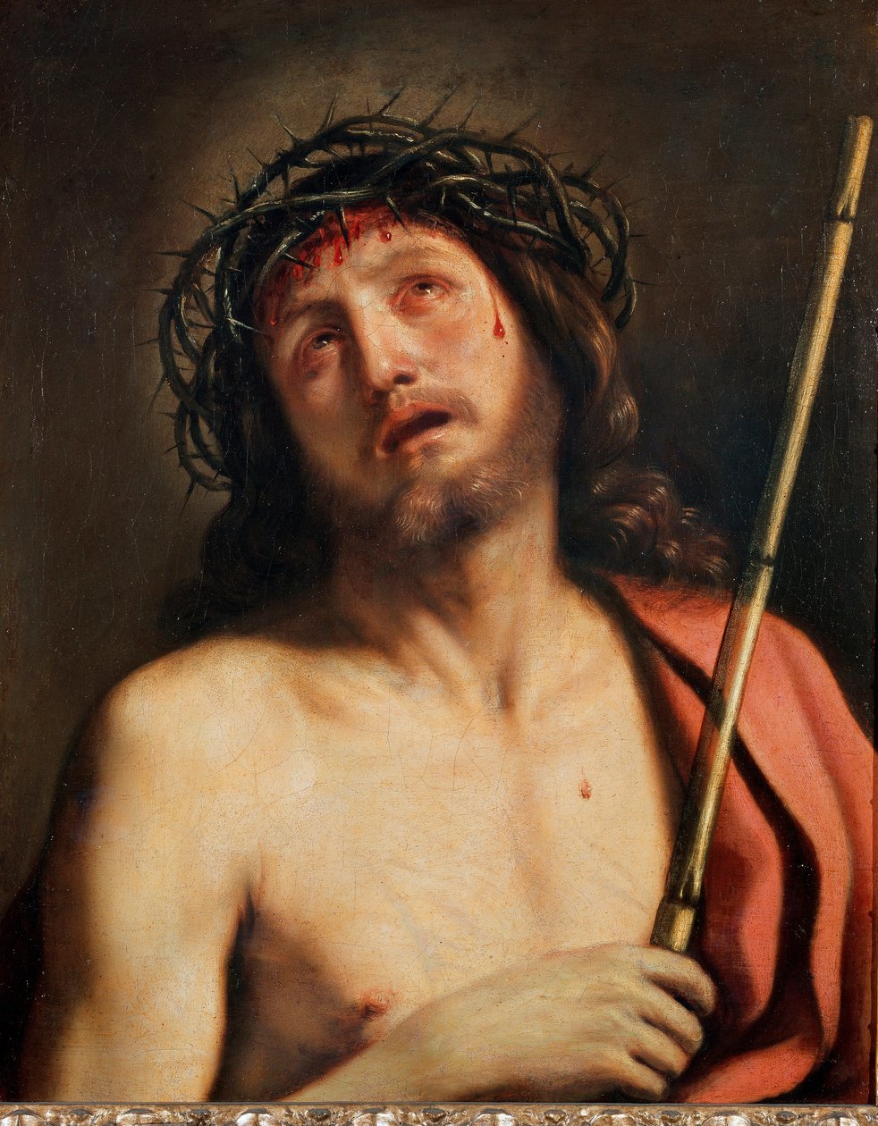 Giovanni Francesco Barbierin Ecce Homo -maalaus Guerchin dit Il Guercino (1591-1666) 1618 Rooman ympärillä, Galleria Corsini tekijältä Guercino