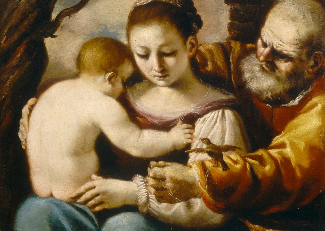 Pyhä perhe tekijältä Guercino