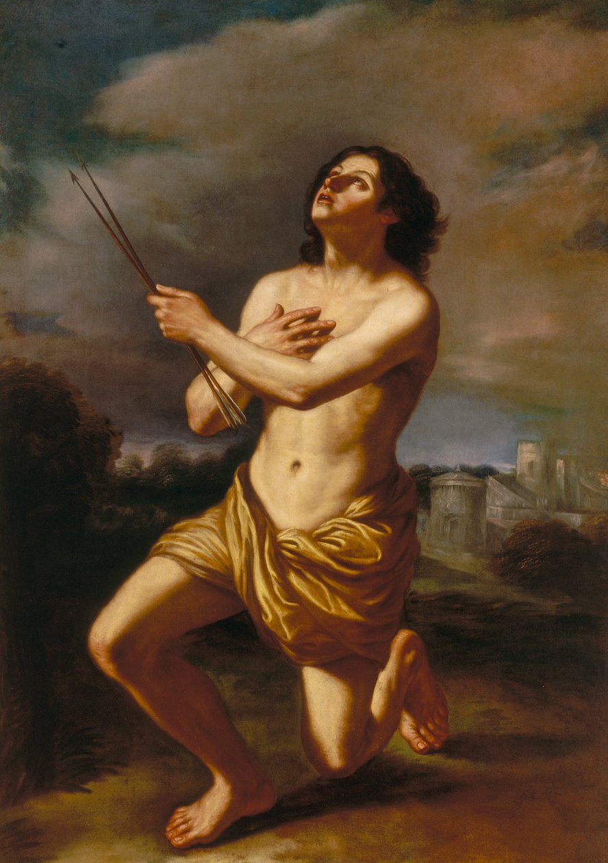 Pyhä Sebastian tekijältä Guercino