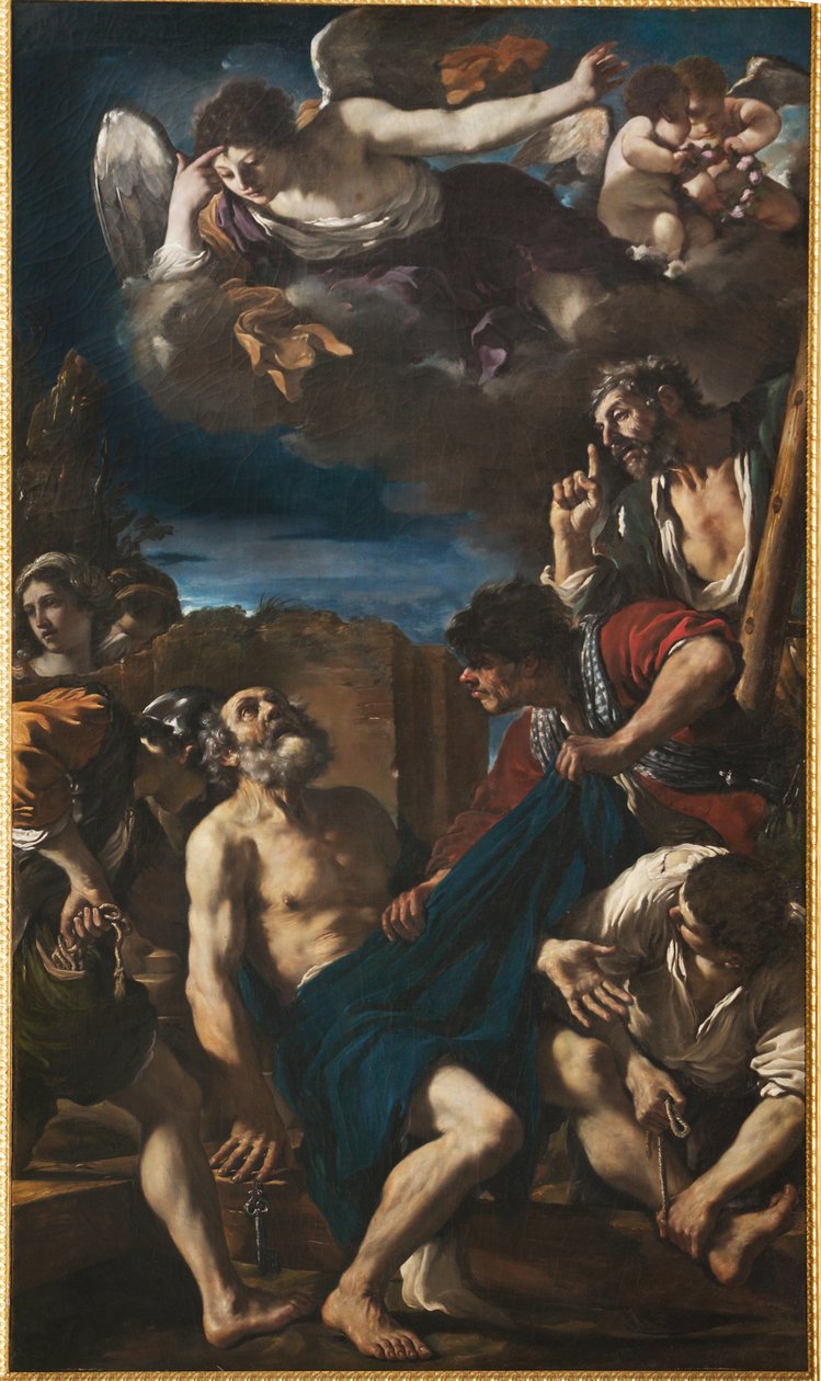 Pyhän Pietarin marttyyrikuolema tekijältä Guercino