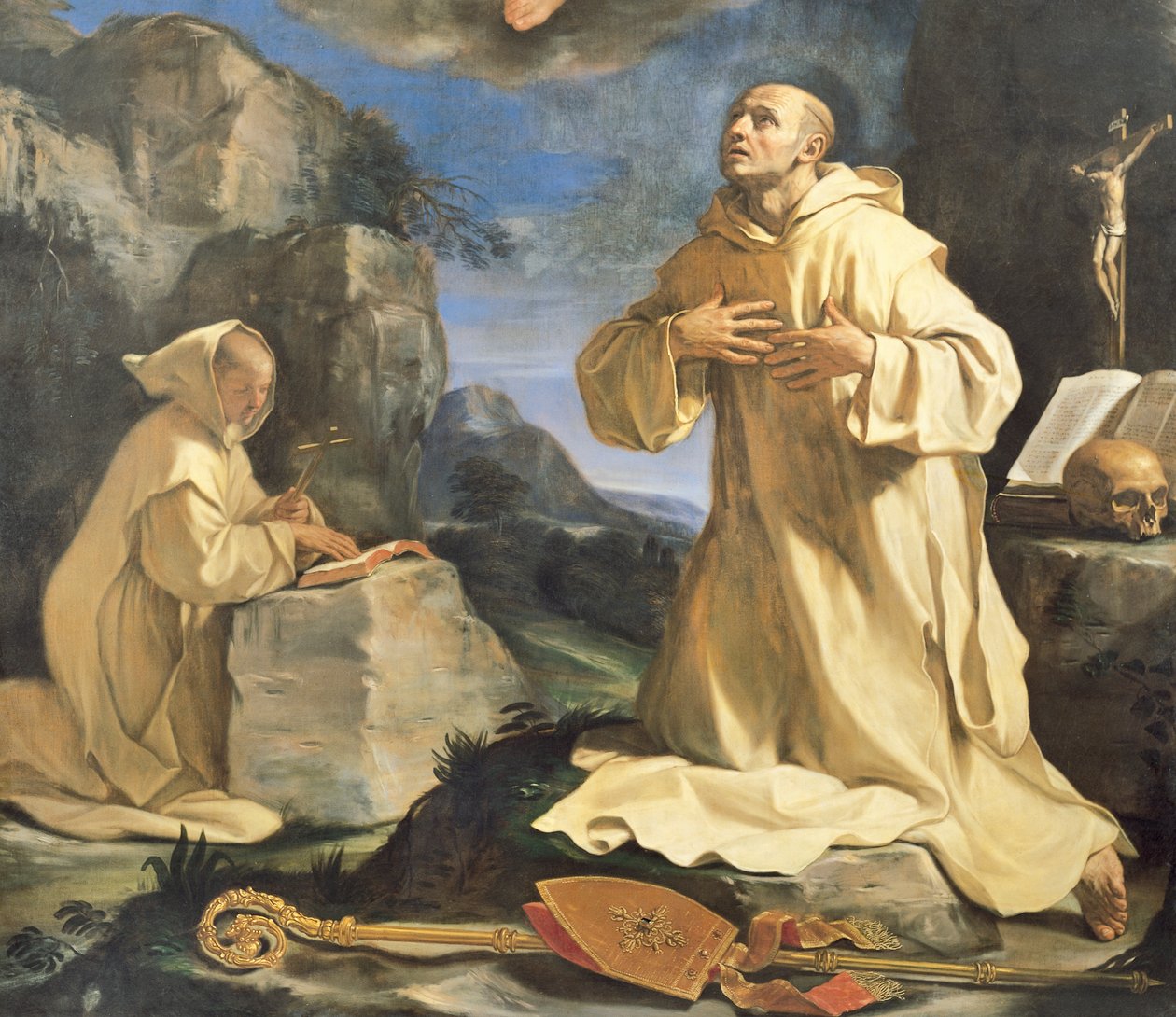Pyhän Brunon näky tekijältä Guercino