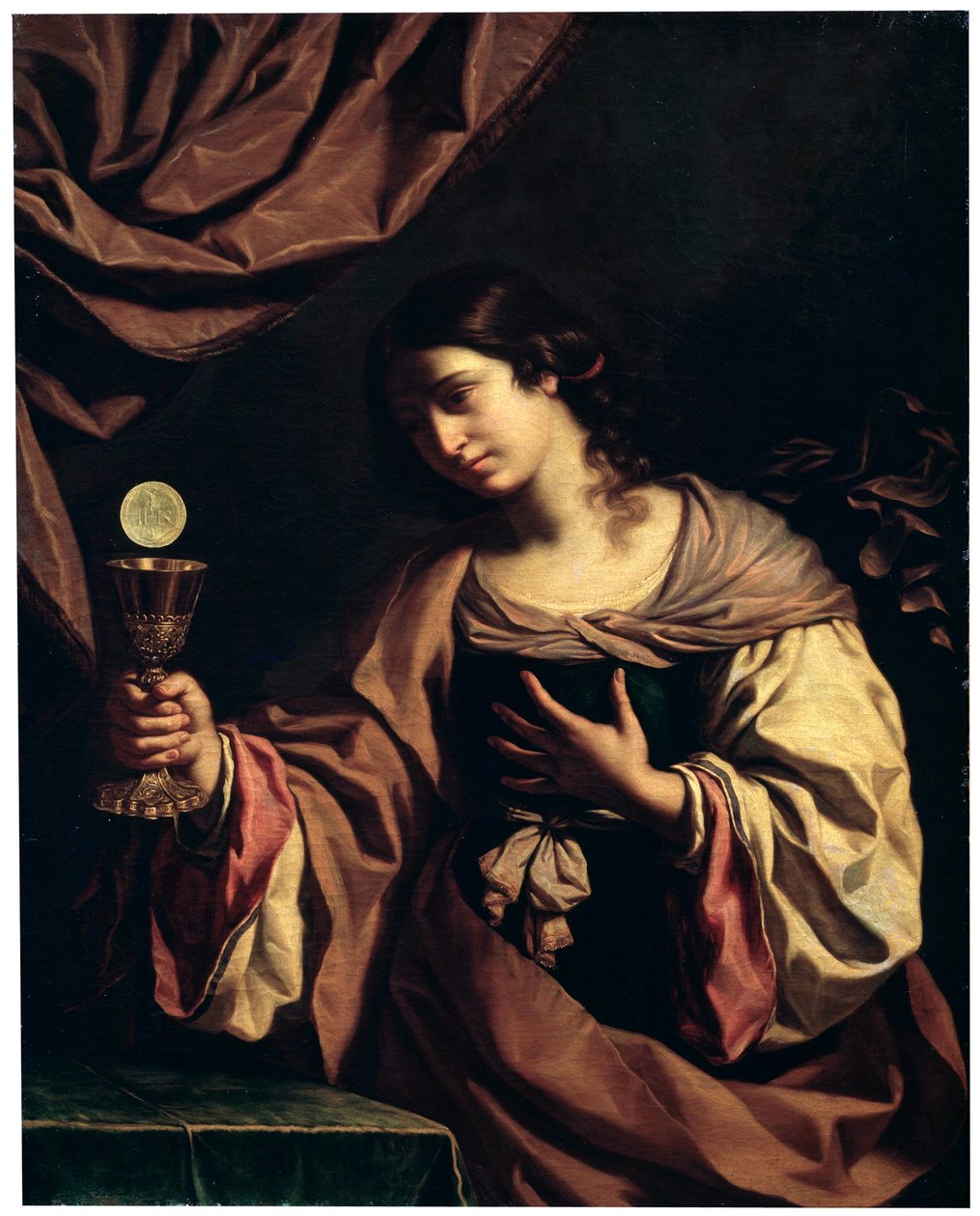 Uskon allegoria, 1630-luvun alku. tekijältä Guercino