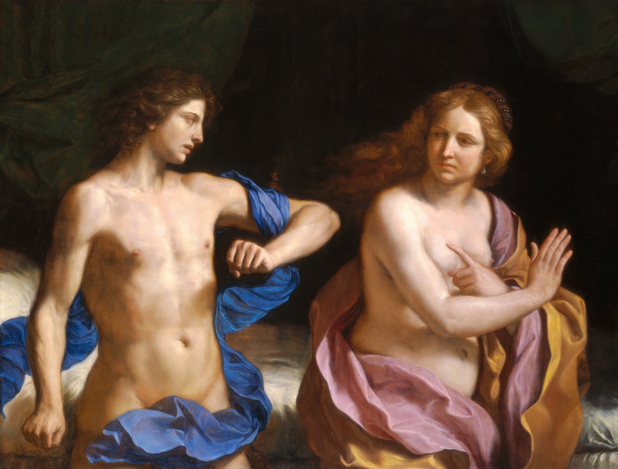 Amnon ja Tamar, 1649-1650. tekijältä Guercino