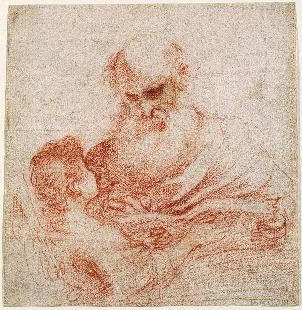 Evankelista Matteus ja enkeli tekijältä Guercino