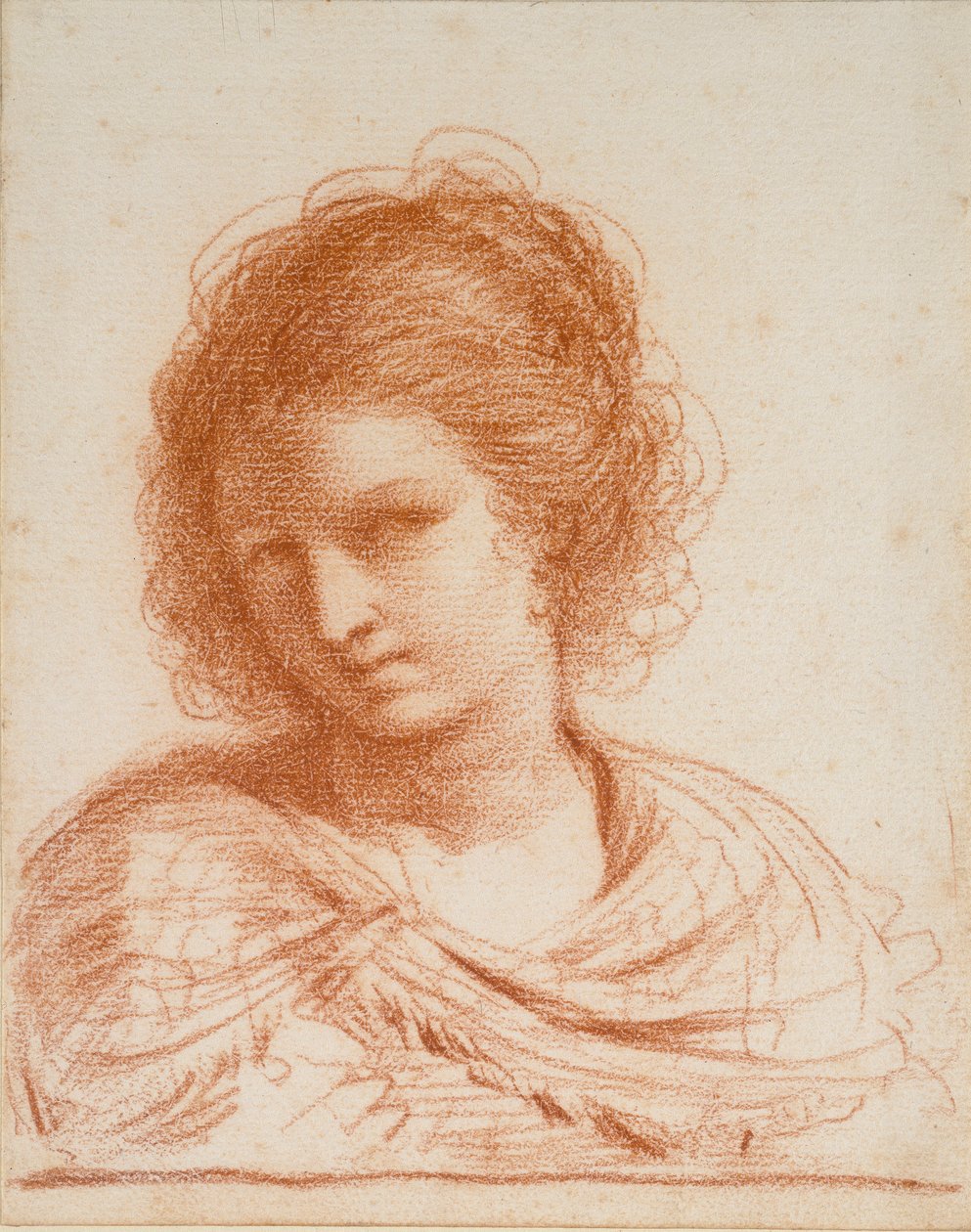 Nuoren naisen päällikkö, 1550-1666 tekijältä Guercino