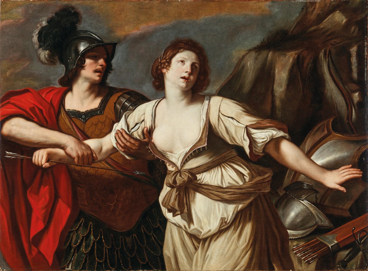 Rinaldo ja Armida. tekijältä Guercino