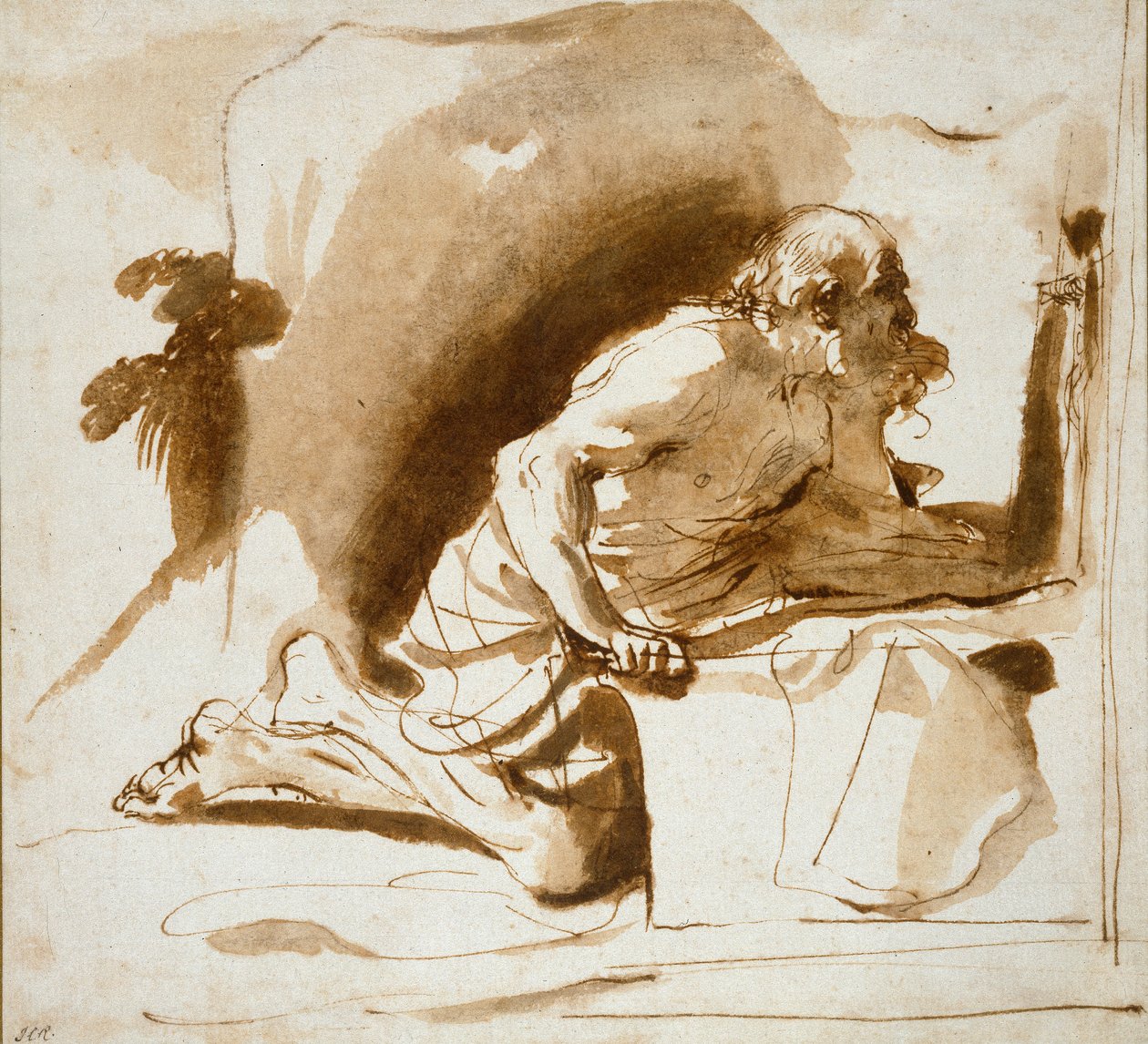 Pyhä Hieronymus, n. 1622-1624 tekijältä Guercino