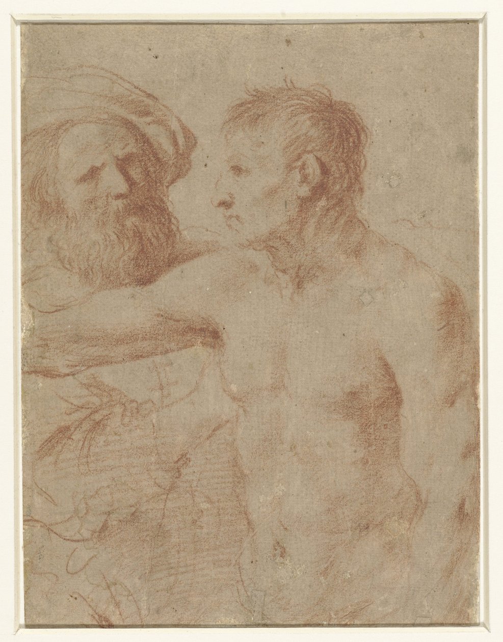 Kaksi miestä tekijältä Guercino