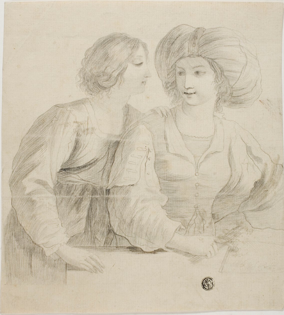  Translation types Text translation  ENGLISH - DETECTED  ENGLISH  SPANISH  FRENCH  CATALAN  FINNISH  POLISH Source text Two Young Women, One Wearing Turban, in Conversation Two Young Women, One Wearing Turban, in Conversation 52 / 5,000 Translation results tekijältä Guercino
