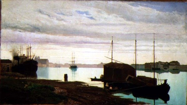 Giudeccan kanava, Venetsia tekijältä Guglielmo Ciardi