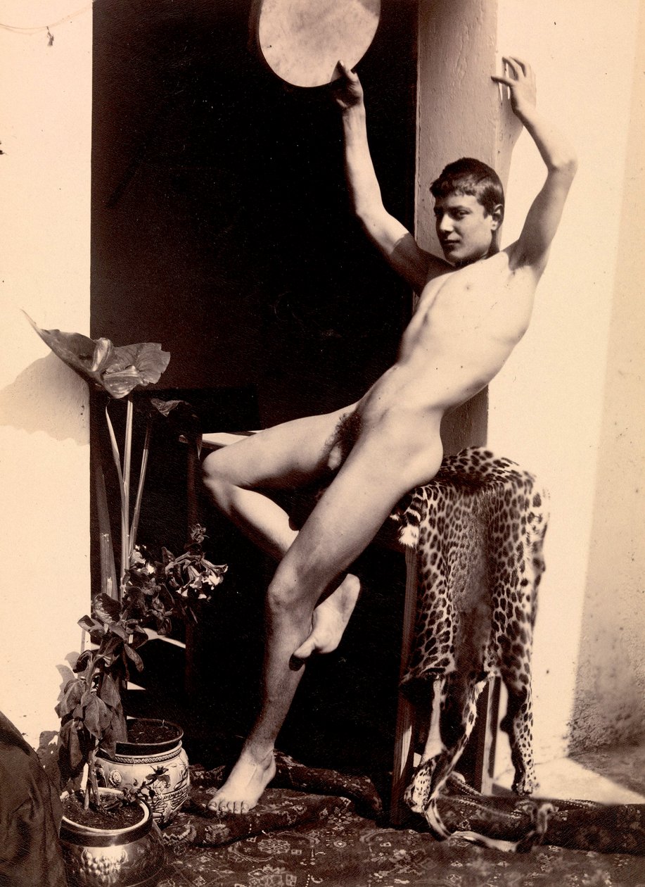 Miesalaston muotokuva, n. 1895 tekijältä Guglielmo Plüschow