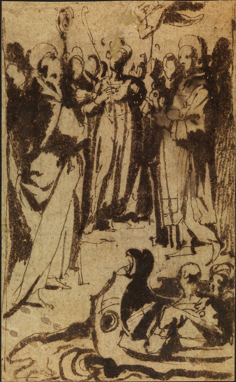 Pyhän Ursulan saapuminen Kölniin tekijältä Guido Reni