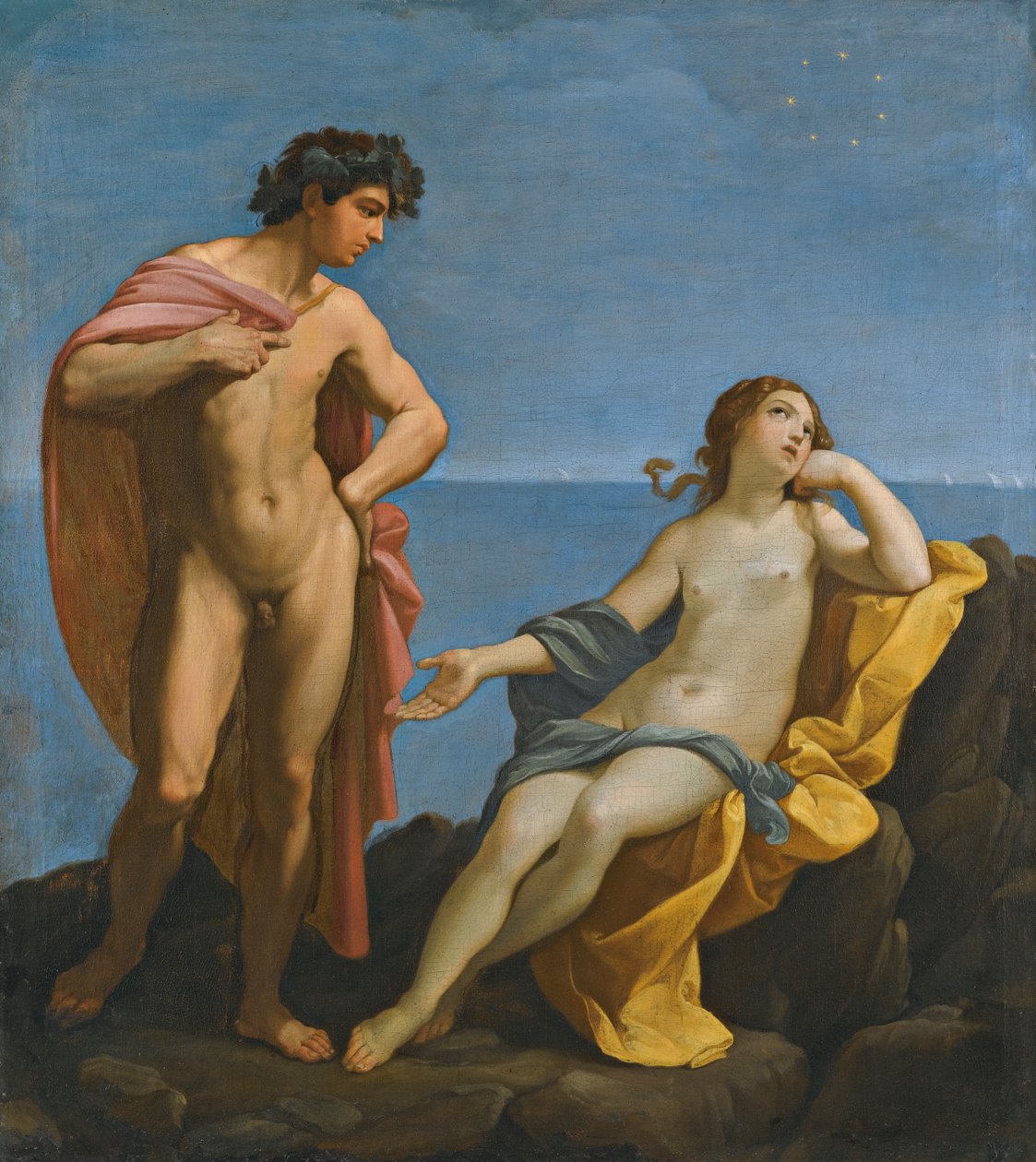 Bacchus ja Ariadne tekijältä Guido Reni
