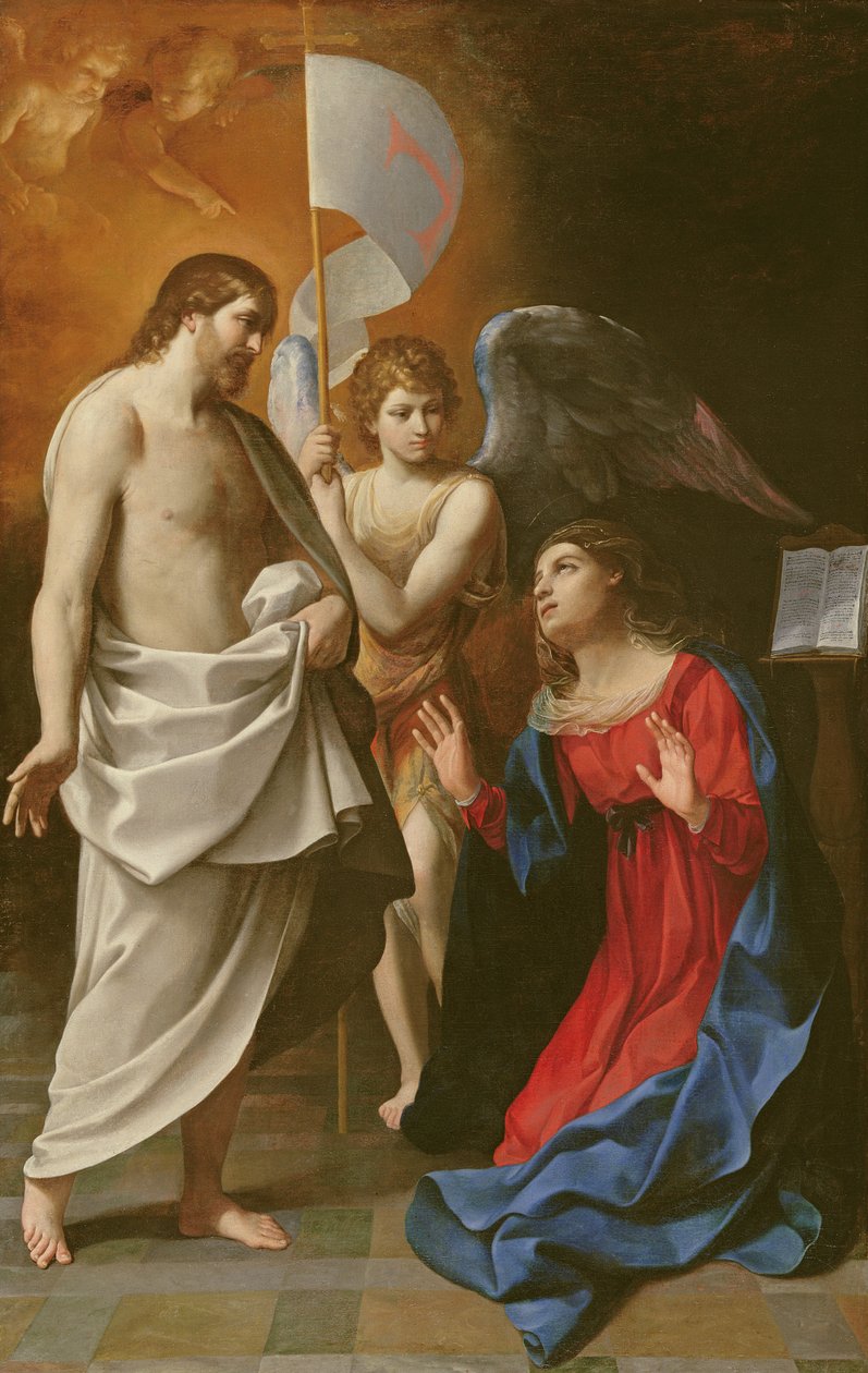 Kristus ilmestyy Neitsyelle, n. 1608 tekijältä Guido Reni