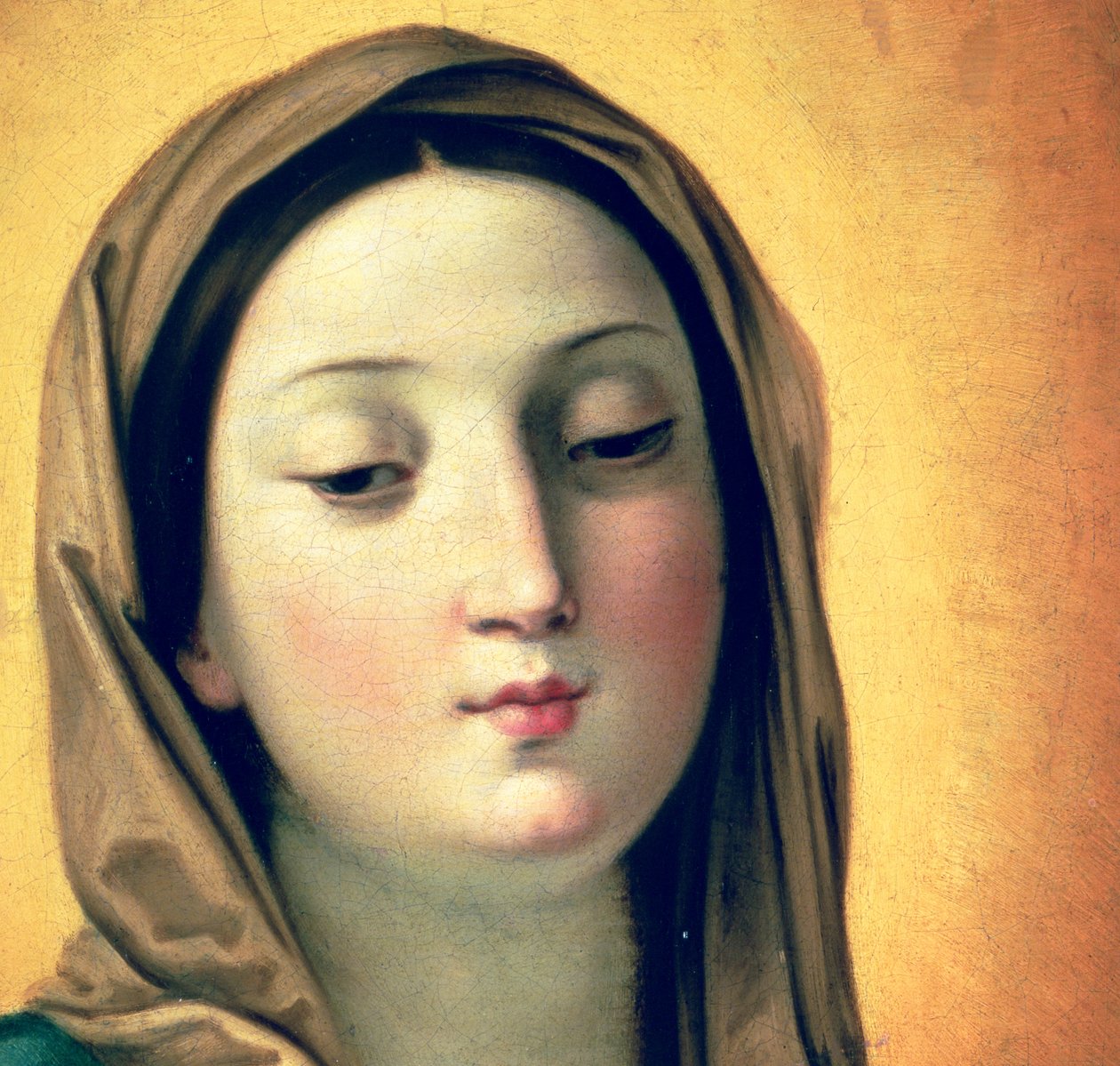 Madonna (yksityiskohta numerosta 122120) tekijältä Guido Reni