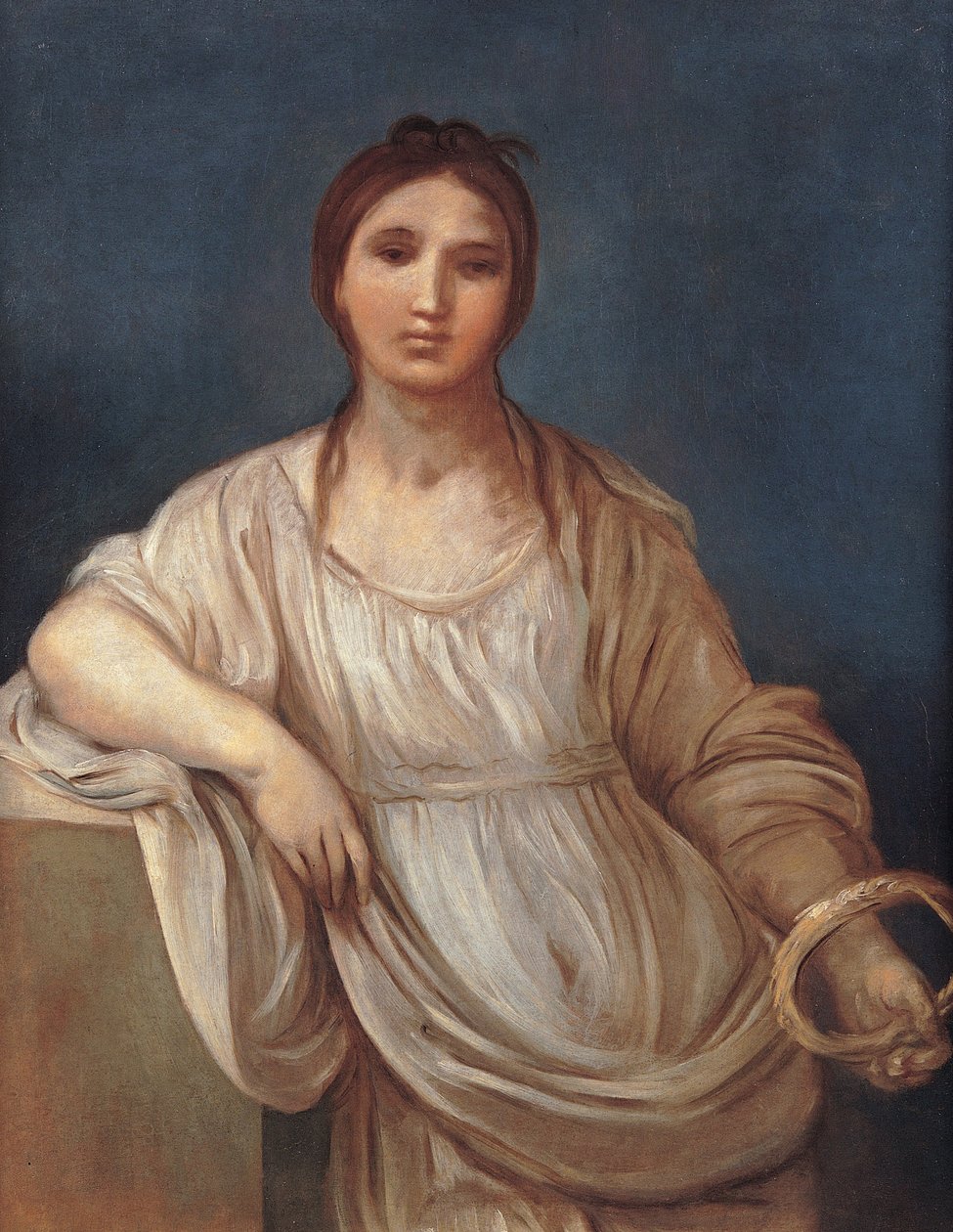 Muotokuva tytöstä, jolla on kruunu tekijältä Guido Reni