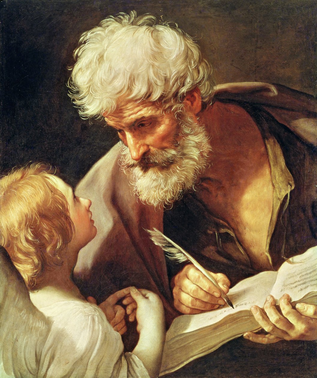 Pyhä Matteus tekijältä Guido Reni