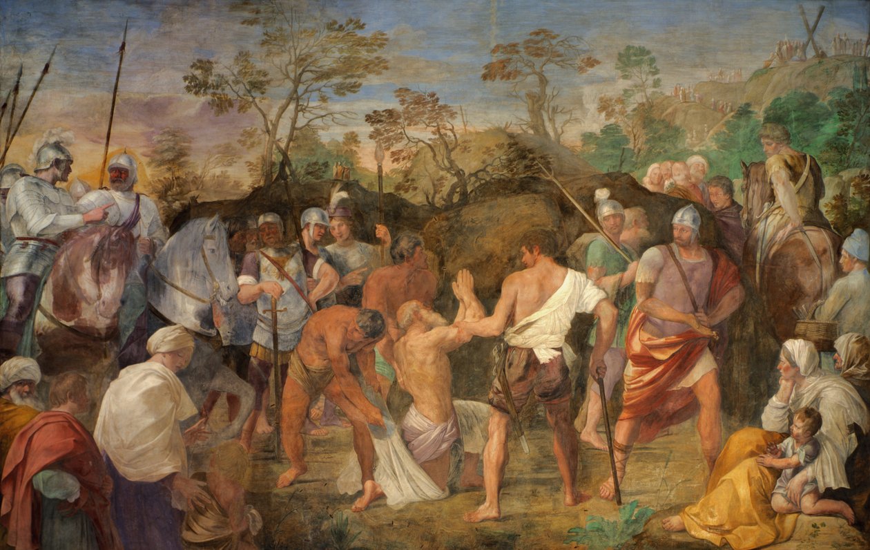 Pyhän Andreaksen marttyyrikuolema, noin 1608 tekijältä Guido Reni