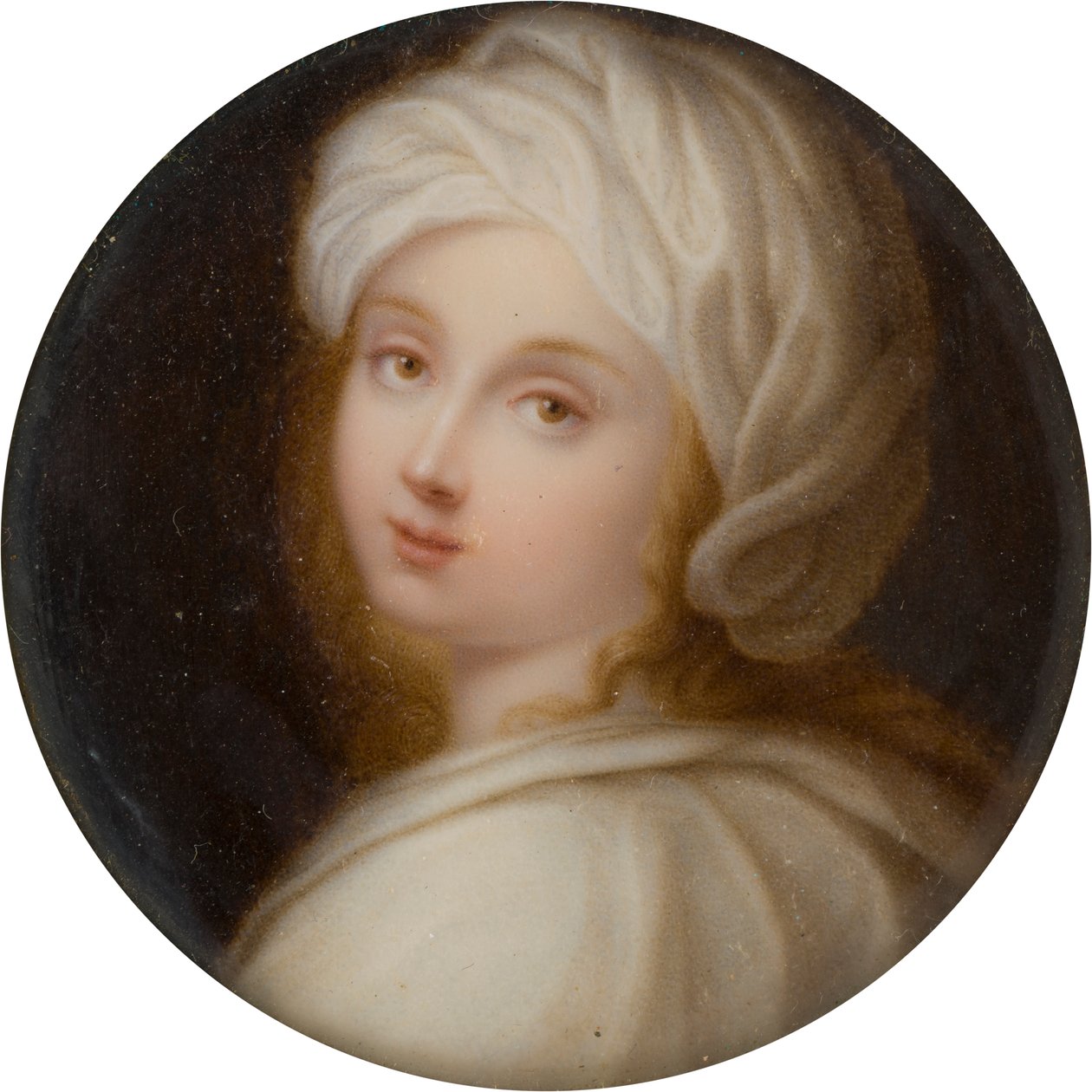 Muotokuva Beatrice Cencista (1577-1599), n. 1587-1599 (öljy norsunluun) tekijältä Guido (after) Reni
