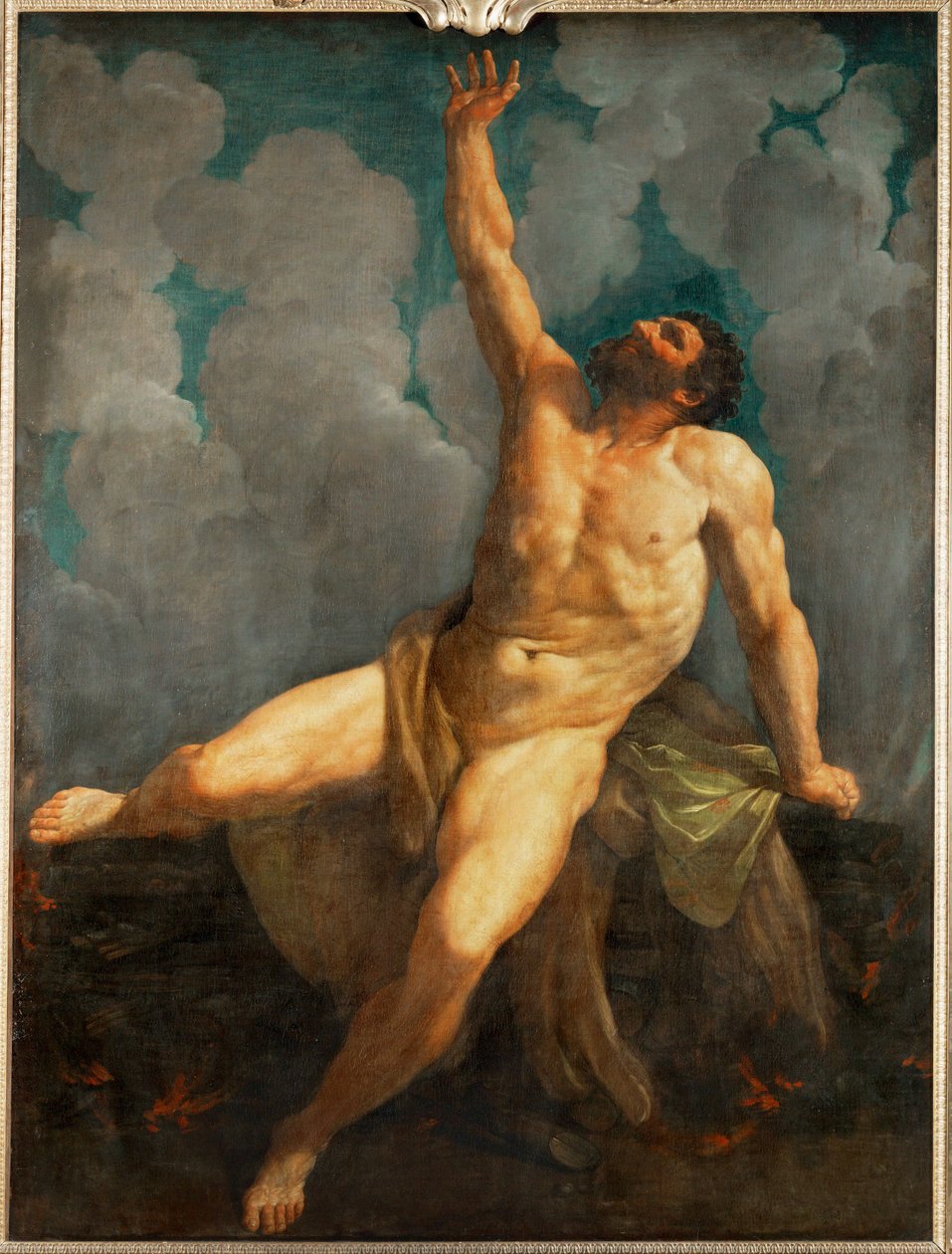 Hercules seipäässä ... tekijältä Guido (follower of) Reni