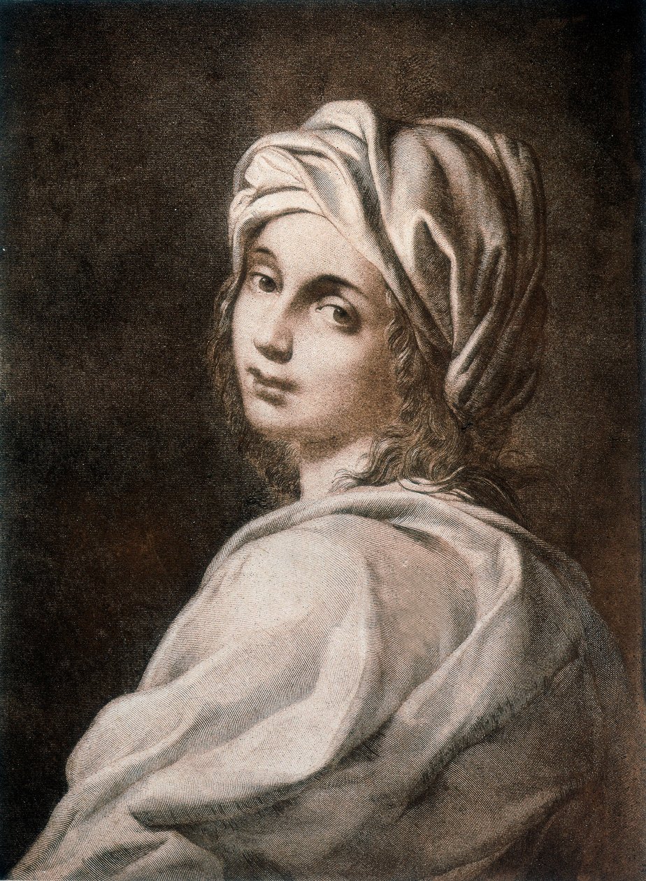 Muotokuva Beatrice Cencista, Percy Bysshe Shelleyn (1792-1822) kirjoittaman tragedian "The Cenci" hahmosta tekijältä Guido (manner of) Reni