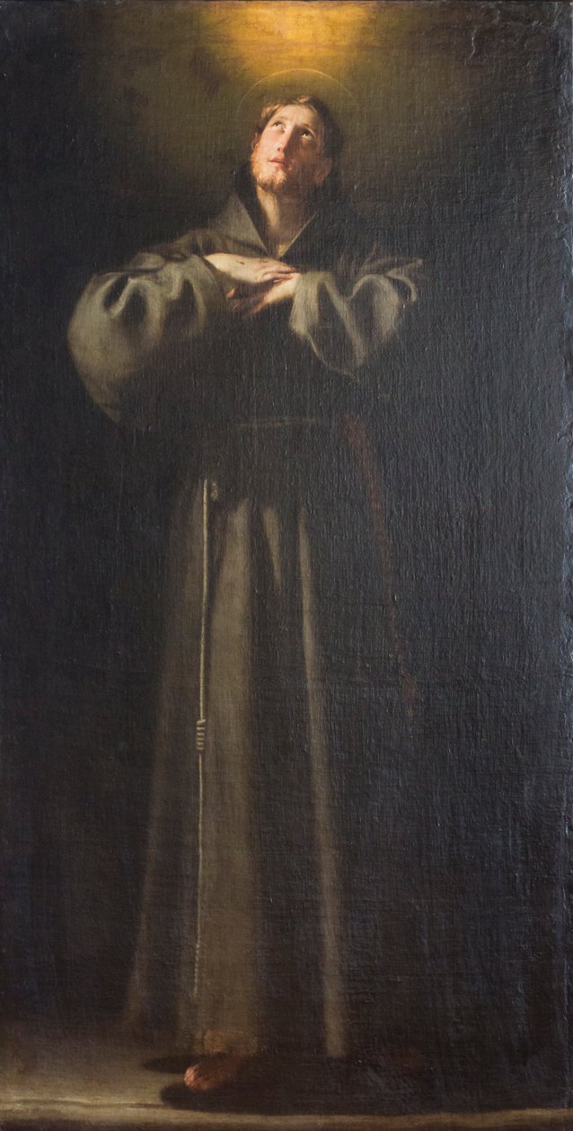 Pyhä Franciscus tekijältä Guido Cagnacci
